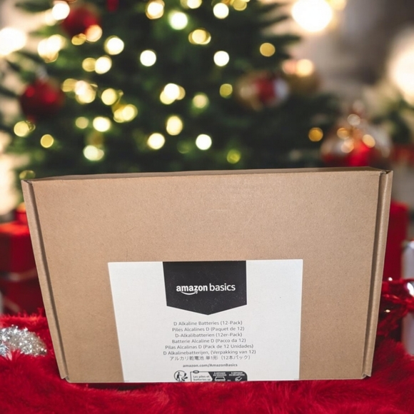 Amazon Basics 12-Pack D Cell Alkaline All-Purpose Batteries, 1.5 Volt - New - Picture 4 of 5